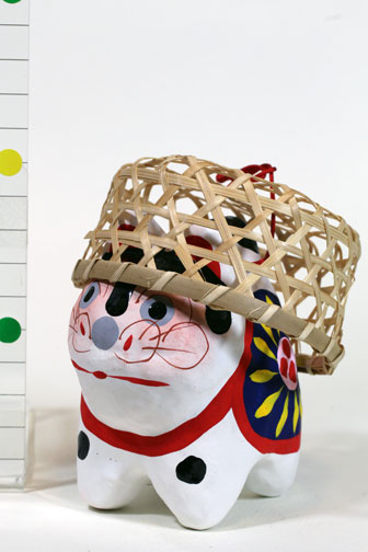 笊被り犬/江戸の犬張り子(東京)